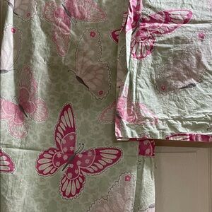 Pottery Barn Kids Butterfly Print duvet cover